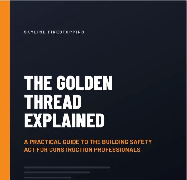 Cover of The Golden Thread Explained, a free guide to the Building Safety Act